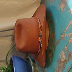 Beaver Brand Hats 100% Fur Felt Cattleman Crease Rust 7 3/8 Western Cowboy